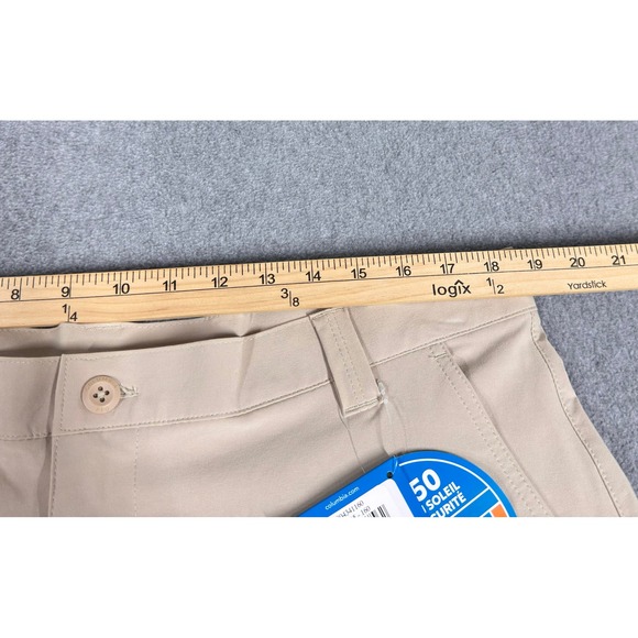 NWT Columbia Men's Shorts Deep Waves Lightweight UPF 50 Omni Shield 38 x 8" Tan - Picture 6 of 9
